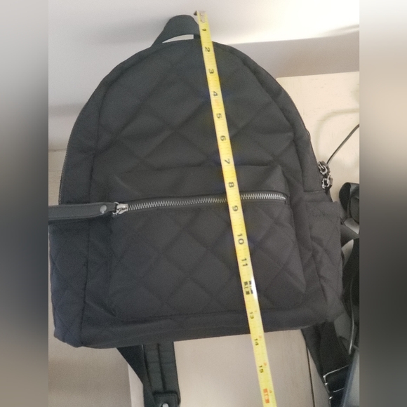 Quilted Black Backpack - Picture 10 of 10